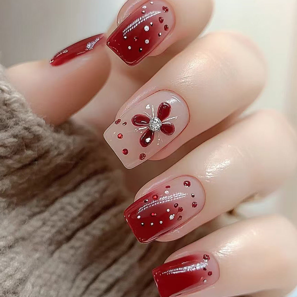 Floral Nail Art Press-On Set Kalsten