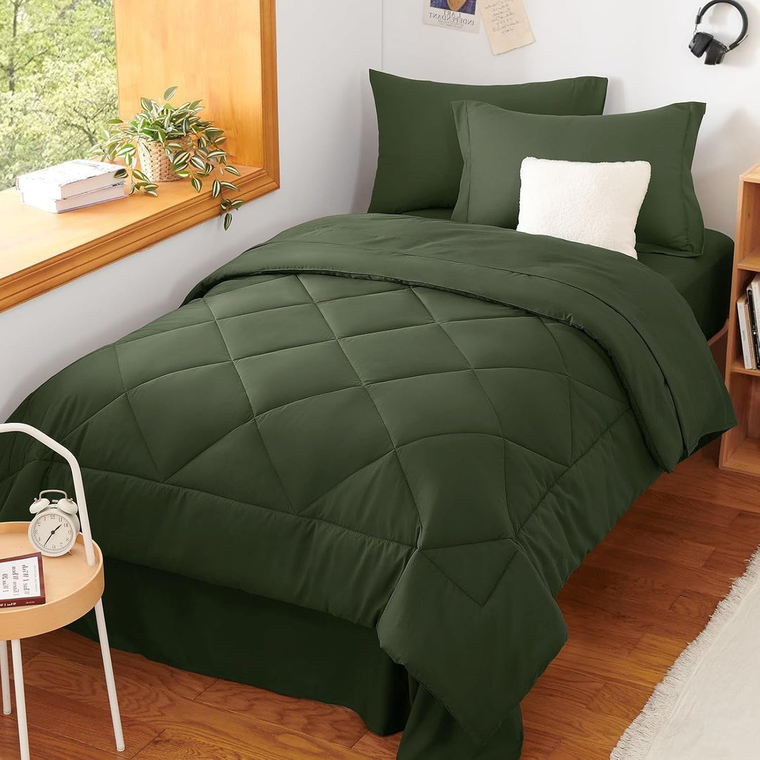 Luxurious Diamond Quilted Comforter Set Kalsten