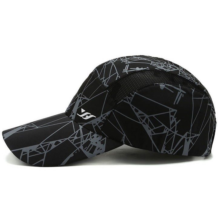Women’s sporty running cap with stunning geometric pattern Kalsten