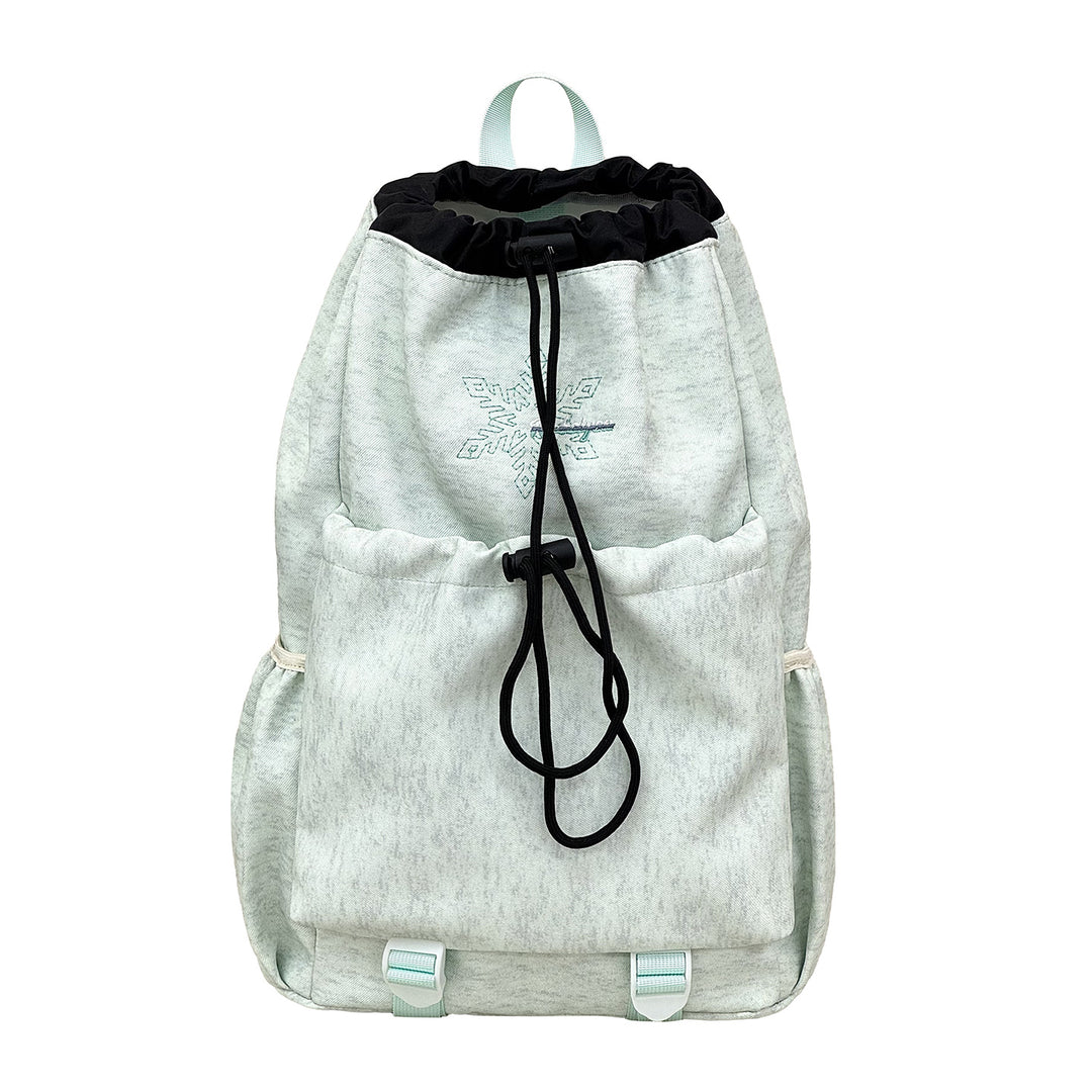 Stylish Drawstring Backpack with Functional Pockets Kalsten