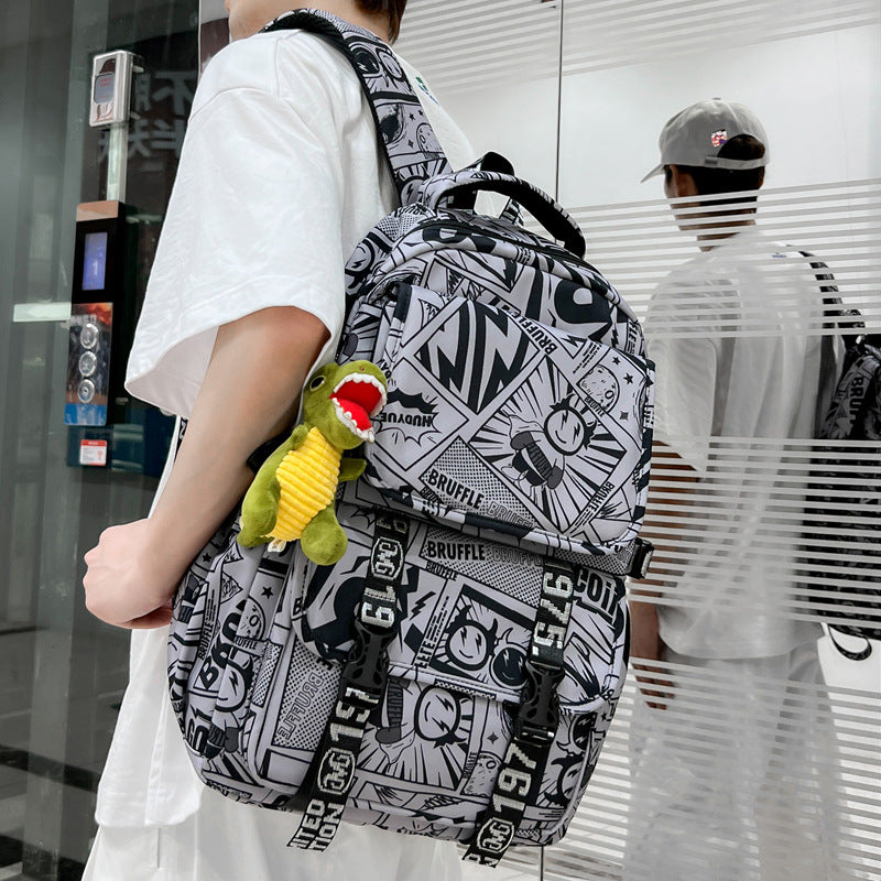 Urban Graphic Print Backpack Kalsten