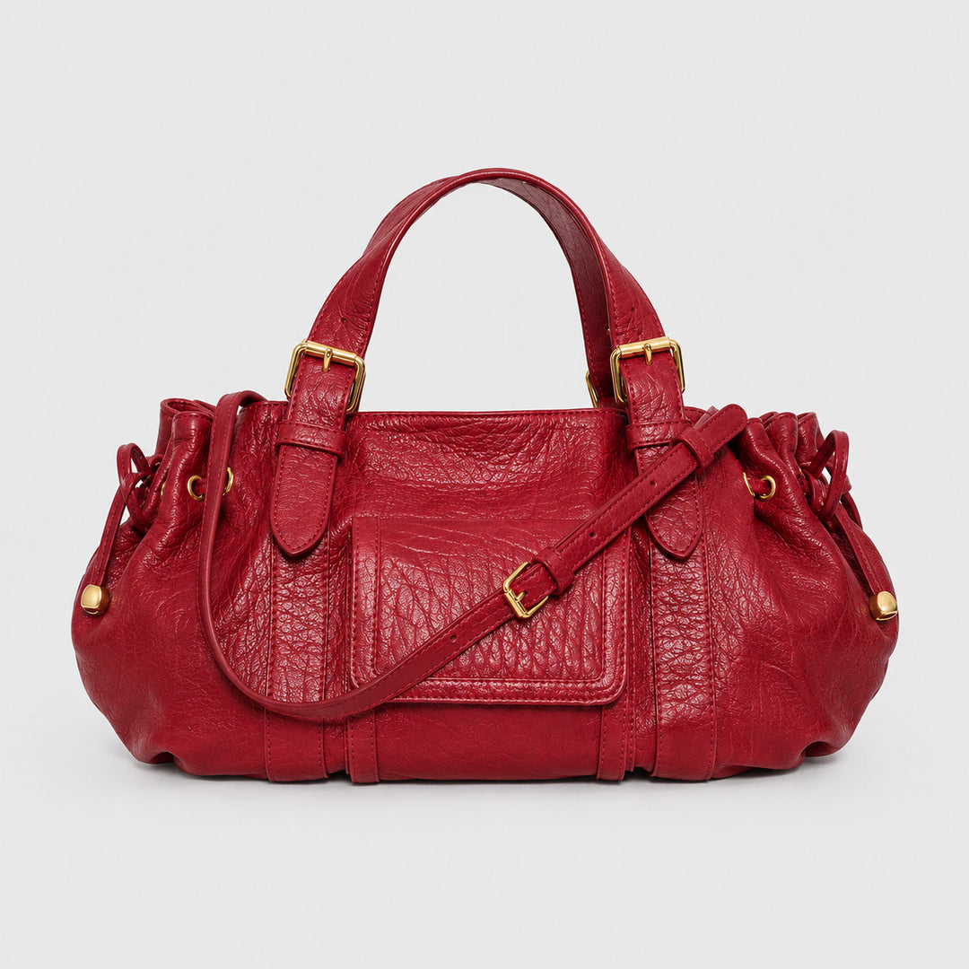 Luxurious Textured Leather Handbag