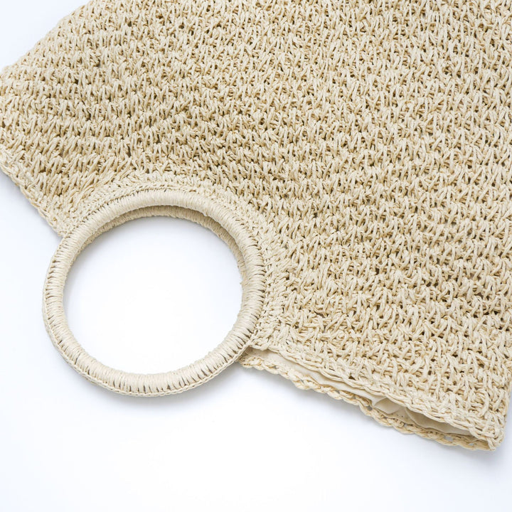 Hand-crocheted shopping bag with modern design Kalsten