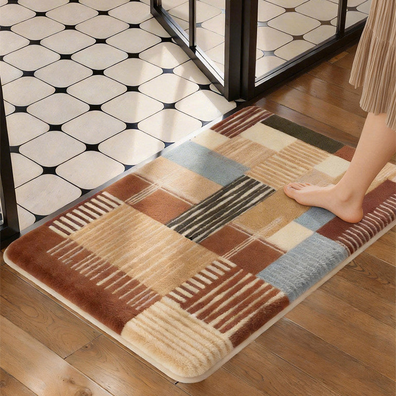 Plush Animal-Themed Bath Mat