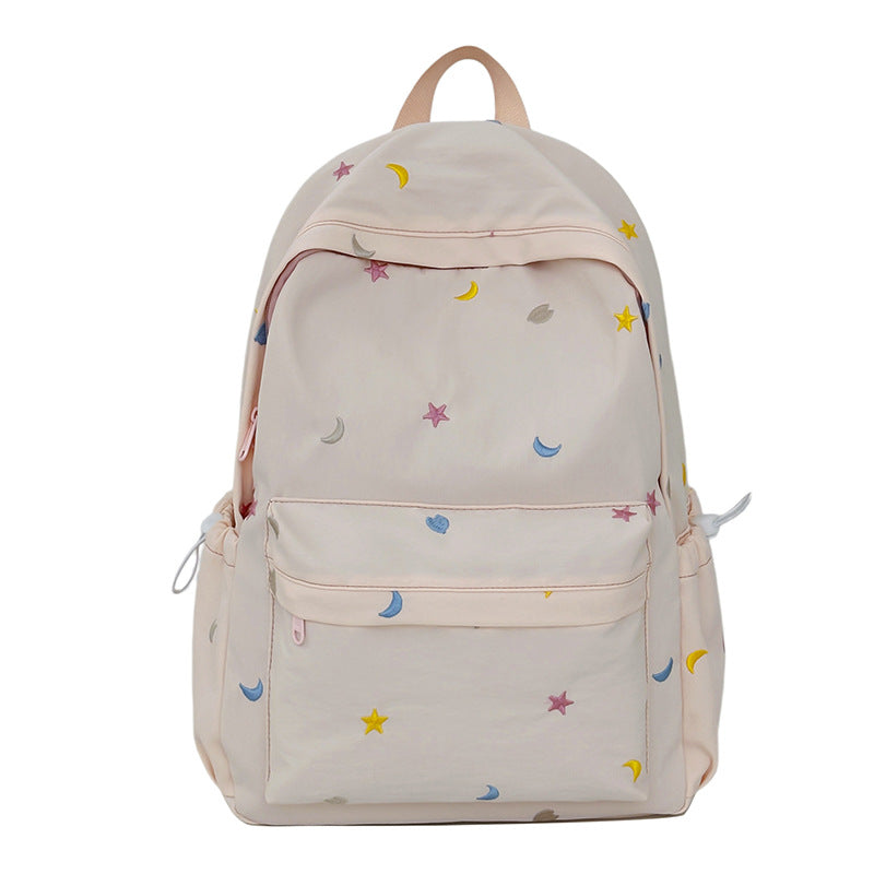 Embroidered Moon and Star Backpack Kalsten
