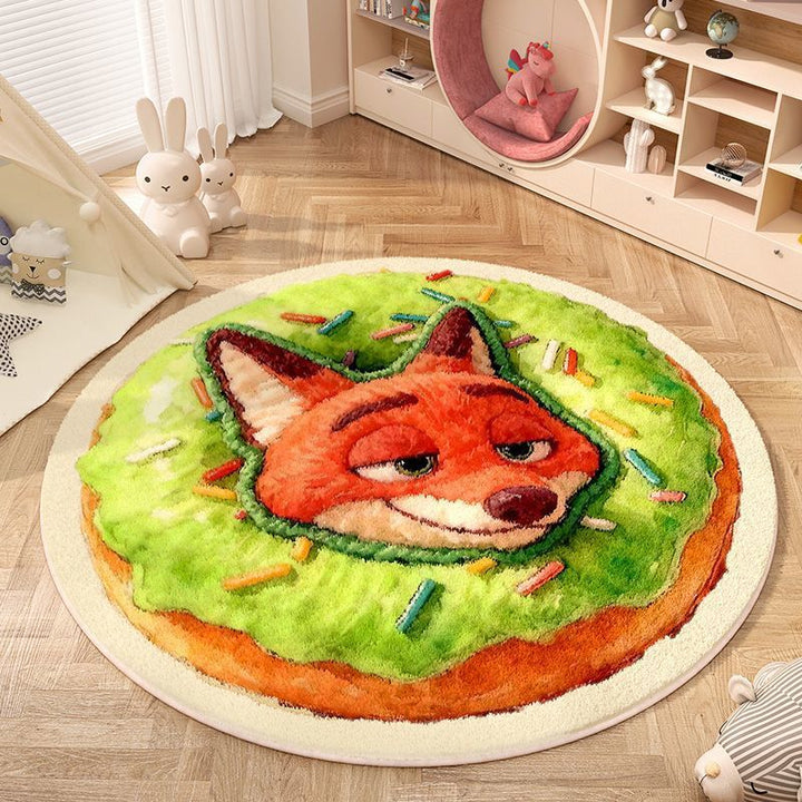 Playful Animated Character Area Rug
