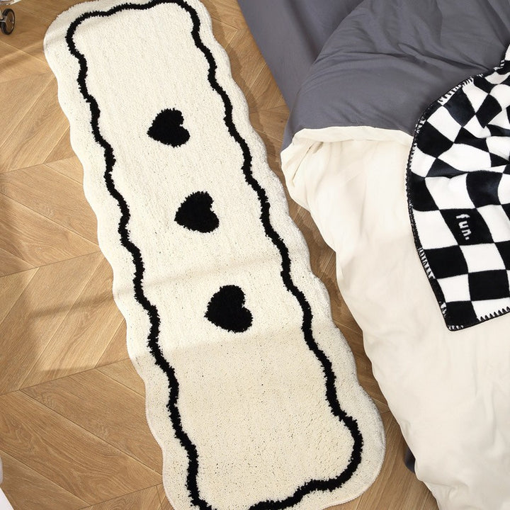 Decorative Heart Shaped Runner Mat