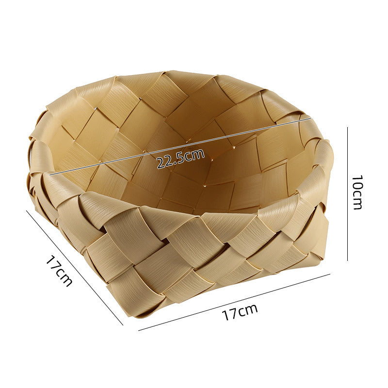 Handwoven Decorative Woven Serving Bowl Kalsten