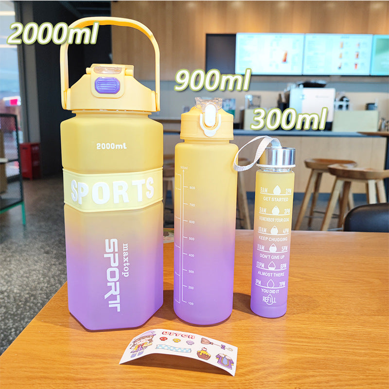 Women's Sports Water Bottle with Motivational Scales Kalsten