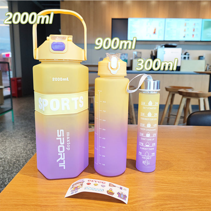 Women's Sports Water Bottle with Motivational Scales Kalsten