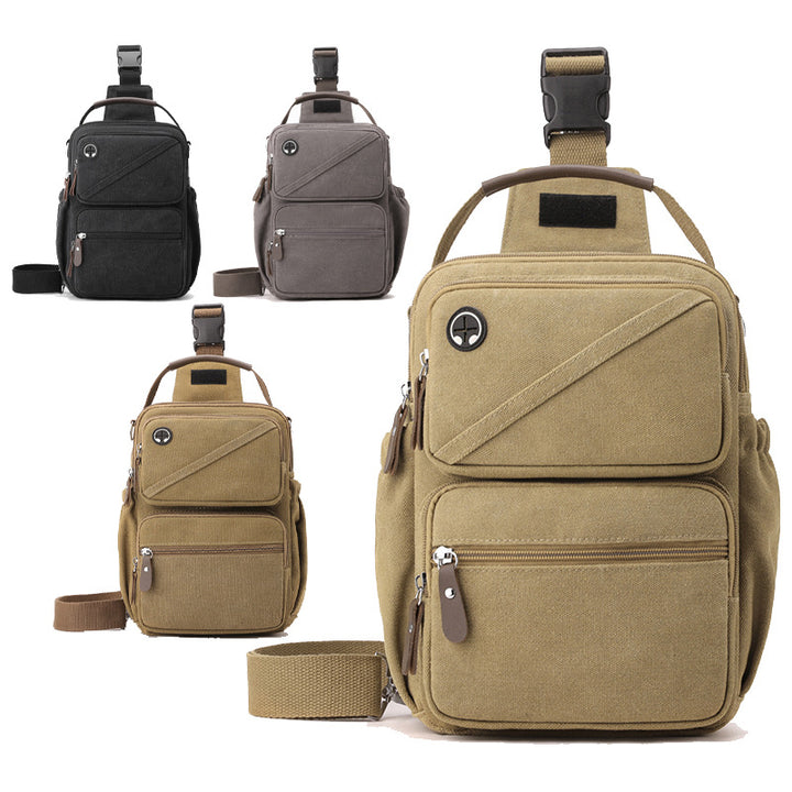 Multi-Pocket Messenger Bag Kalsten