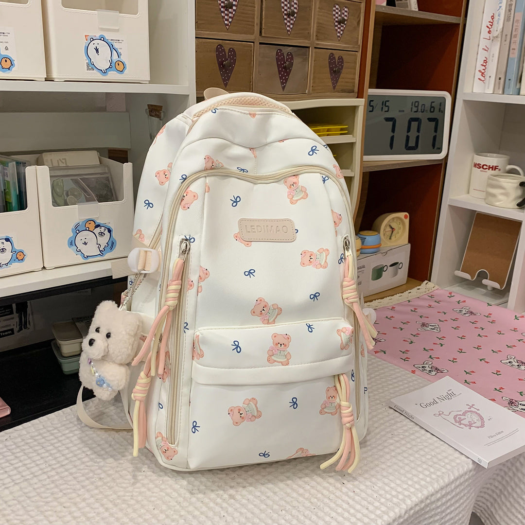 Cute Character-Printed Backpack Kalsten