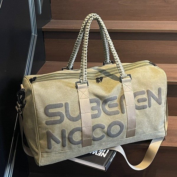 Durable Canvas Travel Duffel