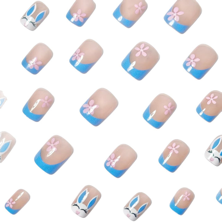 Playful Bunny-Themed Nail Art Kalsten