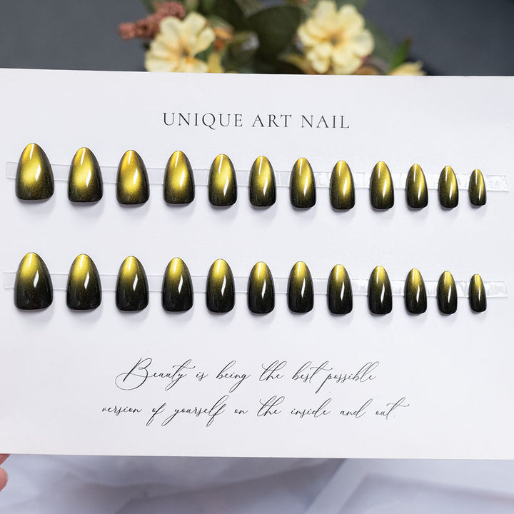 Glossy Long-Lasting Press-On Nail Set