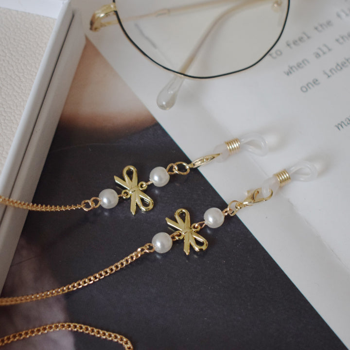 Elegant Pearl-Accented Eyewear Chain Kalsten 1786692339