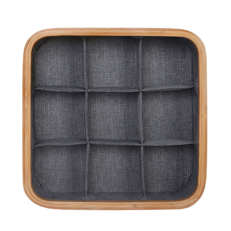Bamboo Storage Tray Organizer Kalsten