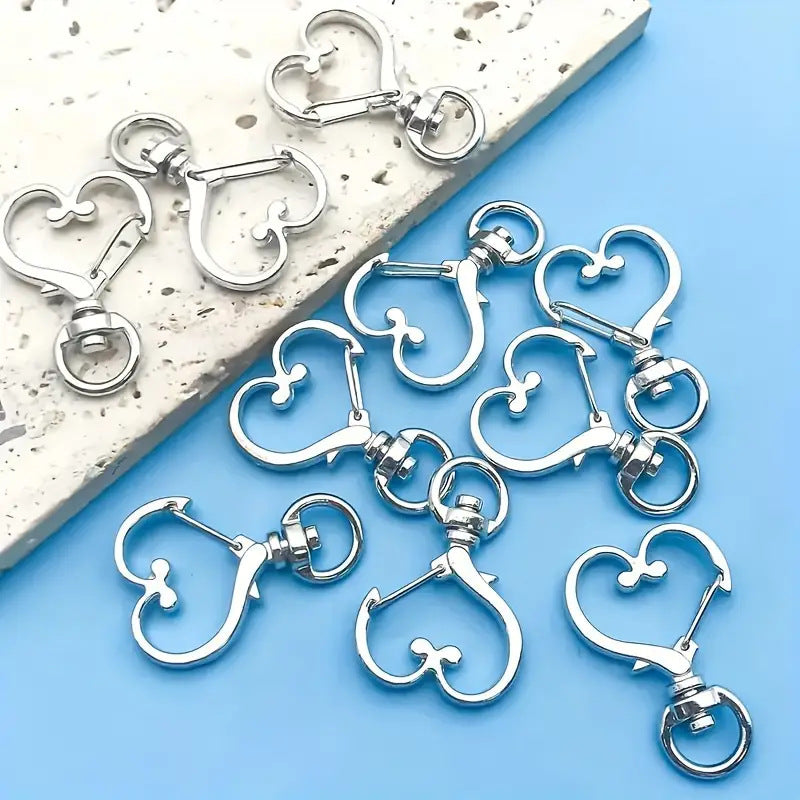 Heart-Shaped Snap Hook Clips Kalsten