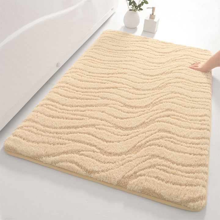 Soft Wave Pattern Bathroom Mat Kalsten