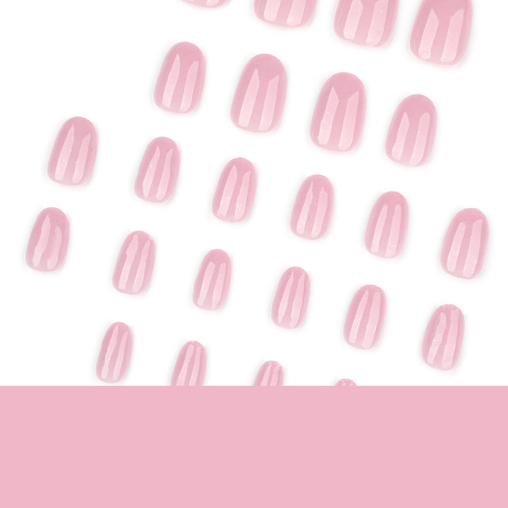 Artificial nail extensions with glitter accents Kalsten