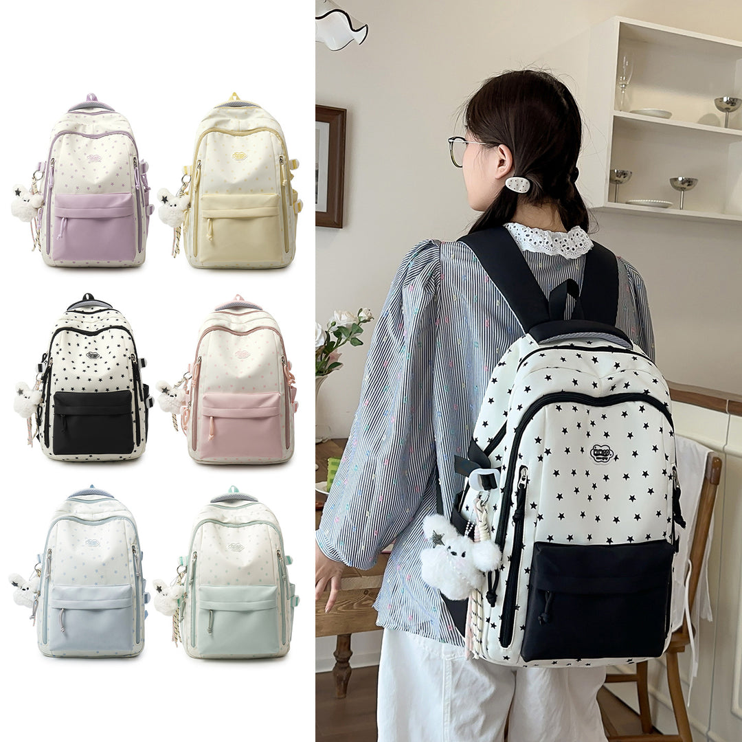 Creative Star-Printed Casual Backpack Kalsten