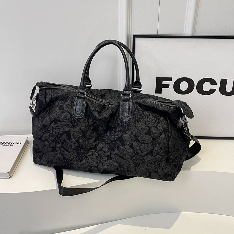 Stylish Floral Print Travel Duffel Bag Kalsten