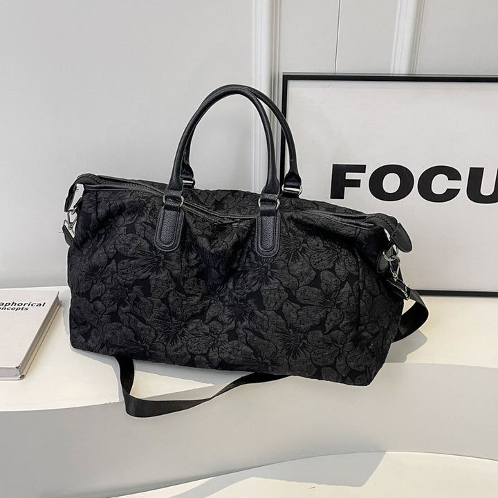 Stylish Floral Print Travel Duffel Bag Kalsten