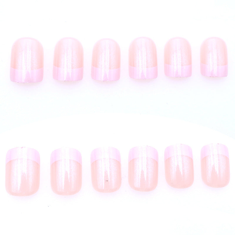 Elegant French Tip Gel Nail Art Kalsten