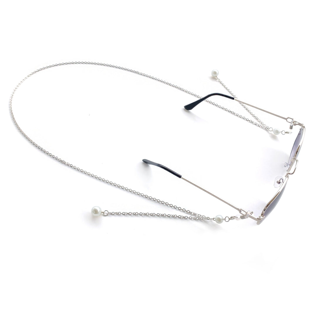 Elegant Pearl-Enhanced Eyewear Chain Kalsten