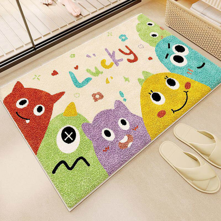 Fun Monster-Themed Bathroom Mat Kalsten