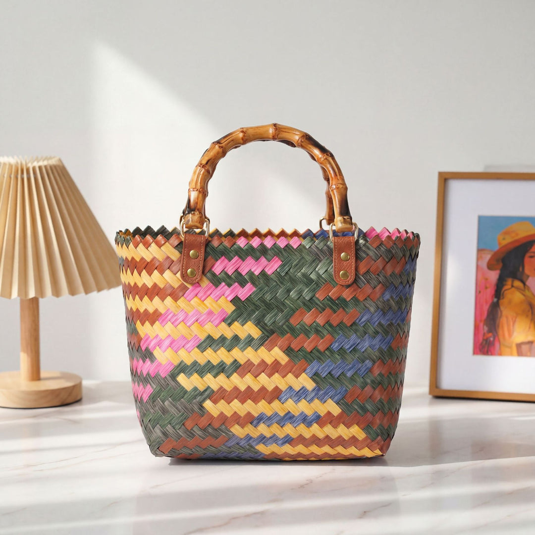 Woven Material Handbag Kalsten