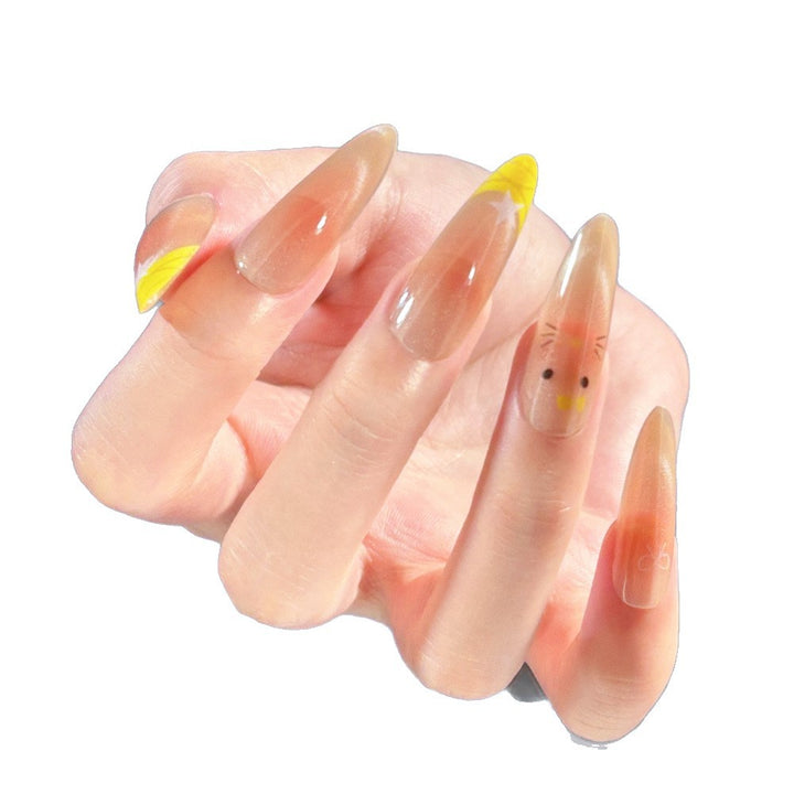 Creative Themed Long Stiletto Press-On Nails Kalsten