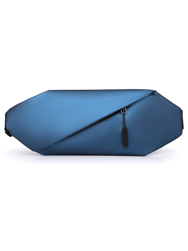 Modern Structured Leather Sling Bag Kalsten