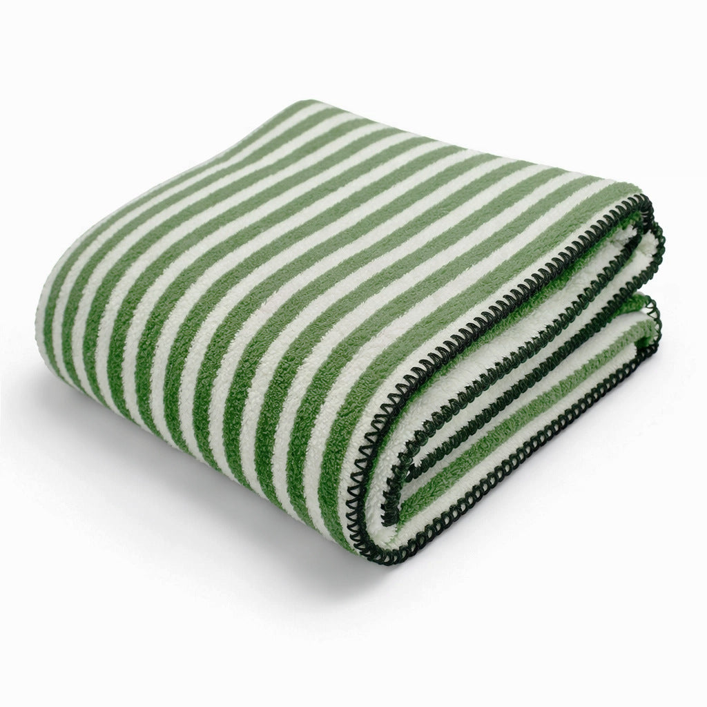 Ladies warms comfortable fleece blanket with elegant stripe structure Kalsten