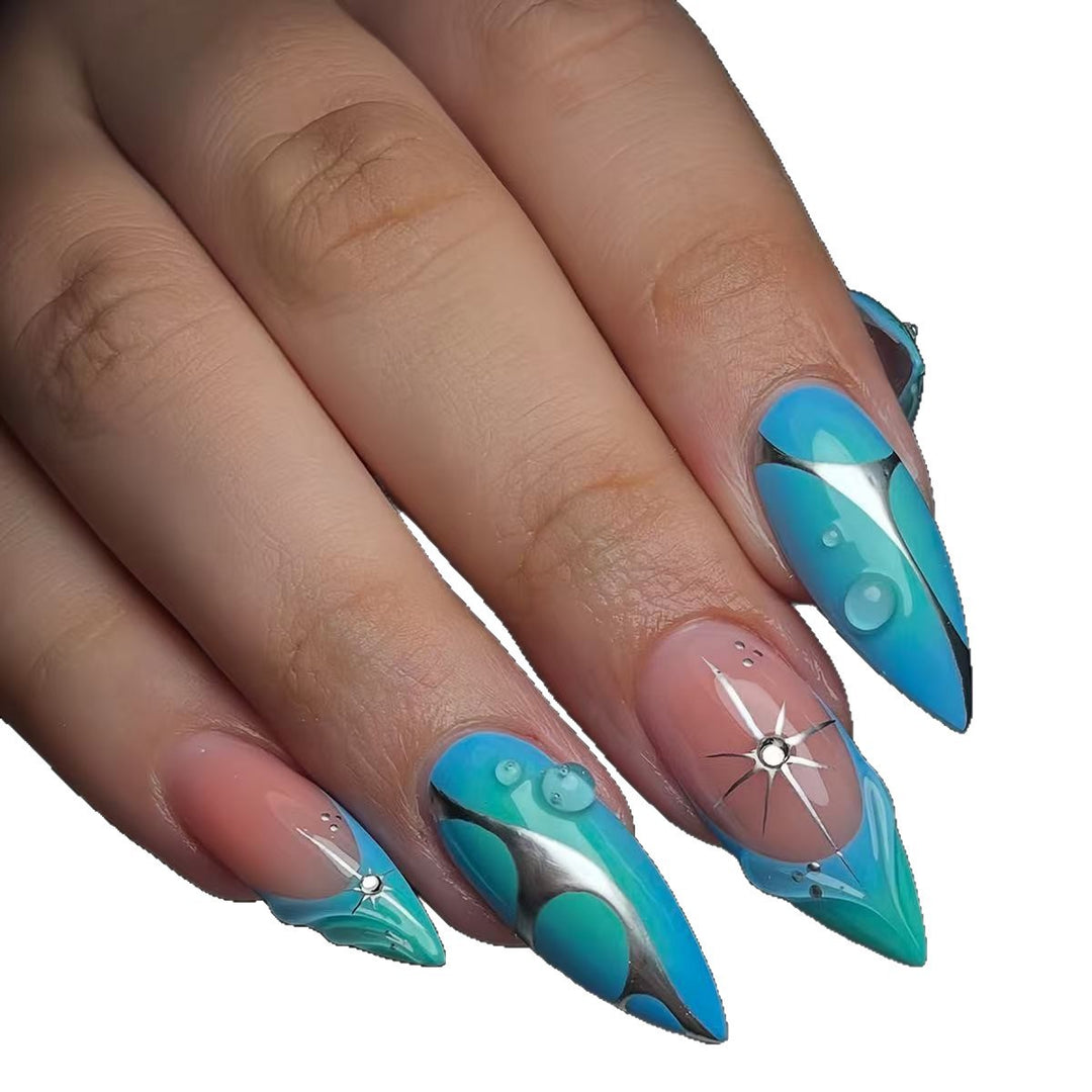 Artistic Stiletto Nail Extensions Kalsten