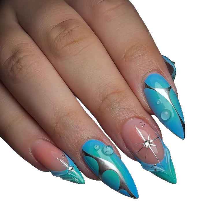Artistic Stiletto Nail Extensions Kalsten