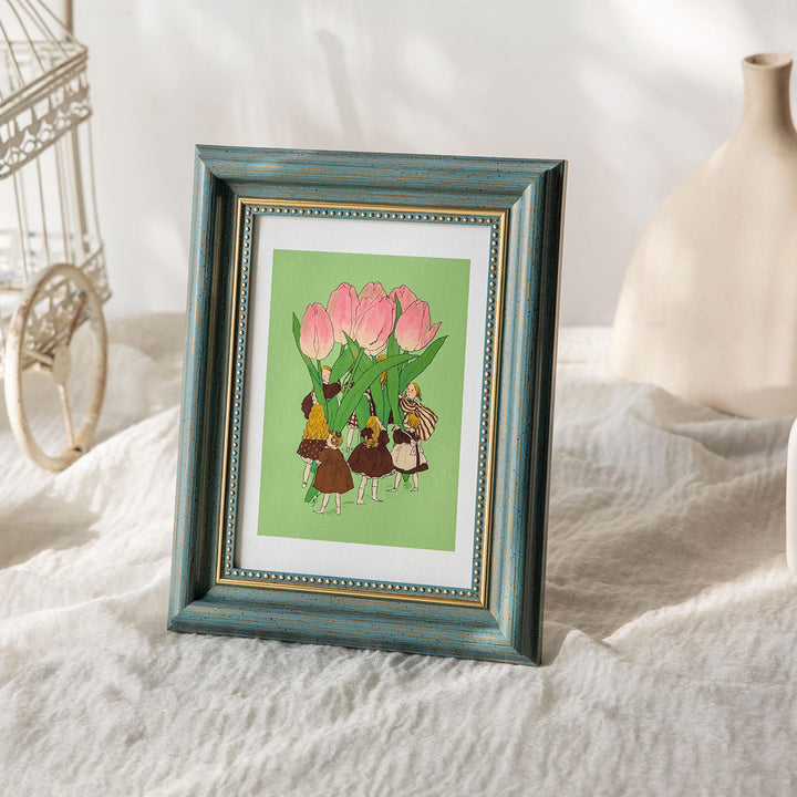 Decorative Botanical Illustration Frame