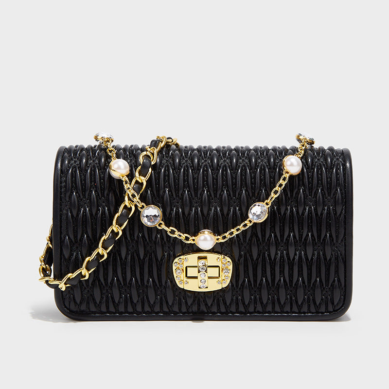 Elegant Quilted Evening Clutch Bag