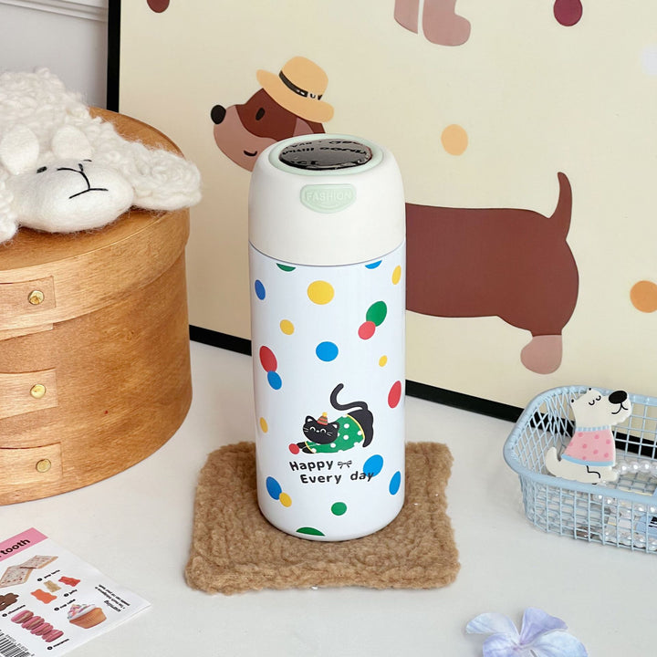 Women Insulated Water Bottle with Playful Animal Design Kalsten