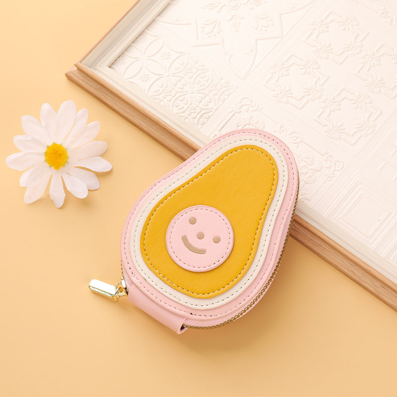 Fun Fruit-Themed Zippered Coin Purse Kalsten