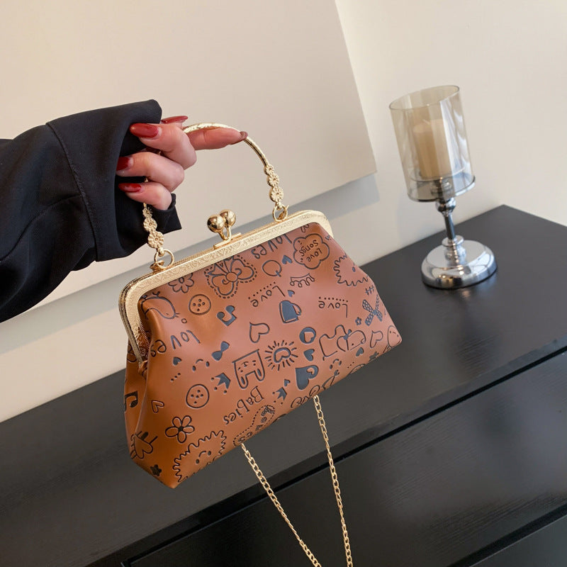 Whimsical Graphic Handbag