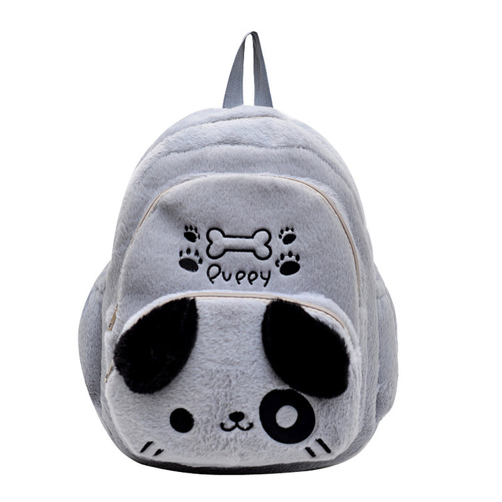 Plush backpack with dog design Kalsten