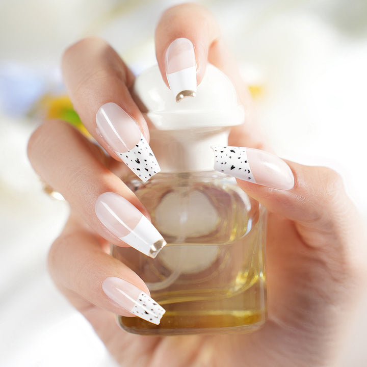 French Tip Decorative Nail Set Kalsten
