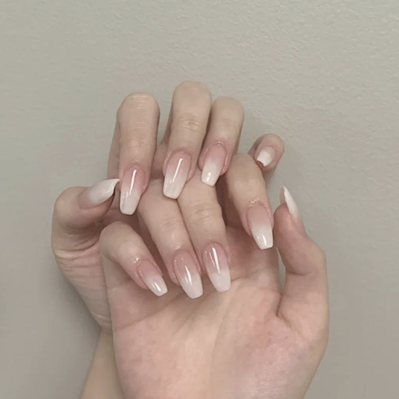 Elegant Gradient Press-On Nails