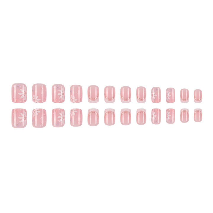 Floral Design Acrylic Press-On Nails Kalsten
