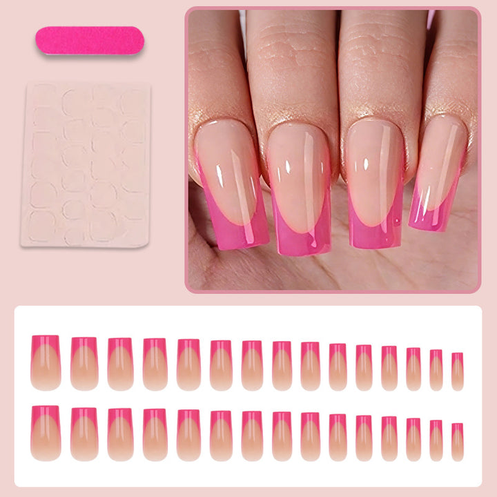 Acrylic nail set with stylish ombre design Kalsten