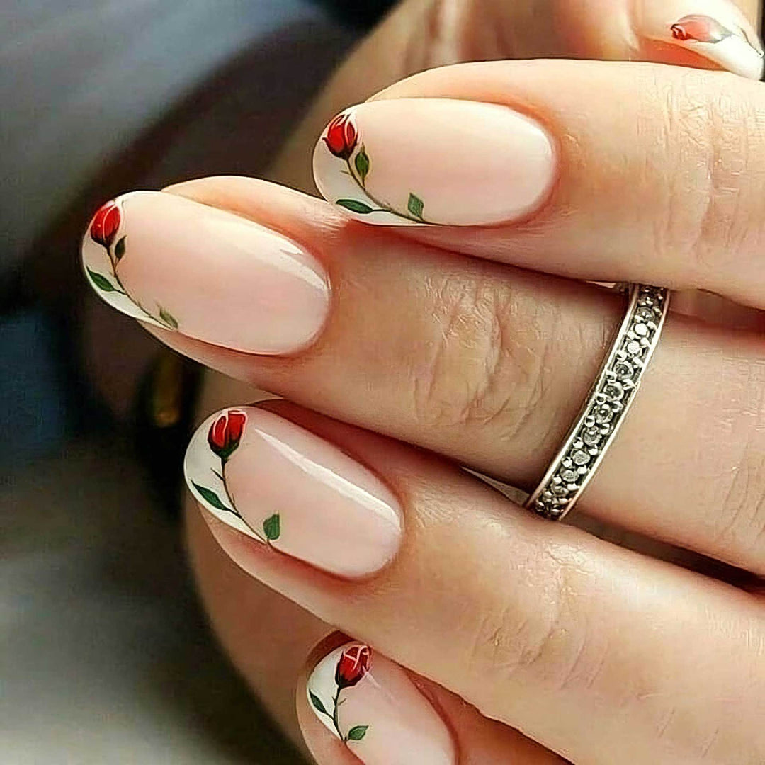 Floral Accent Nail Art Set