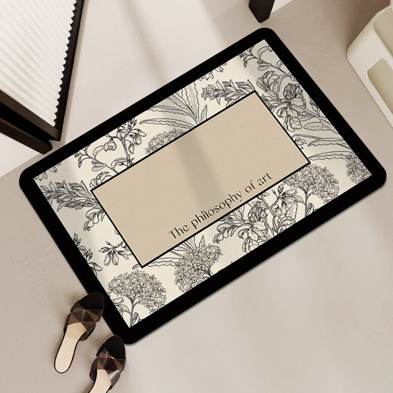 Artistic Tropical-themed Area Rug