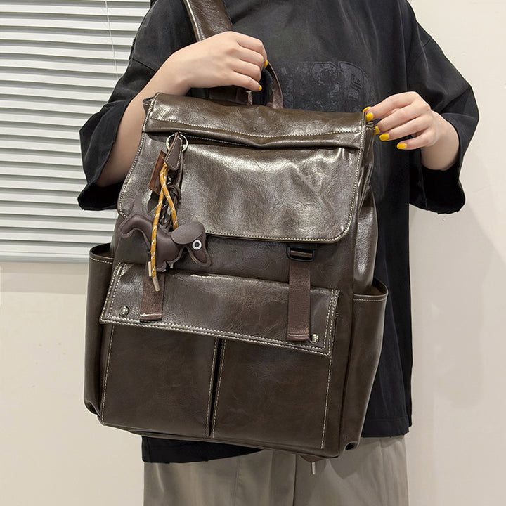 Stylish Genuine Leather Backpack