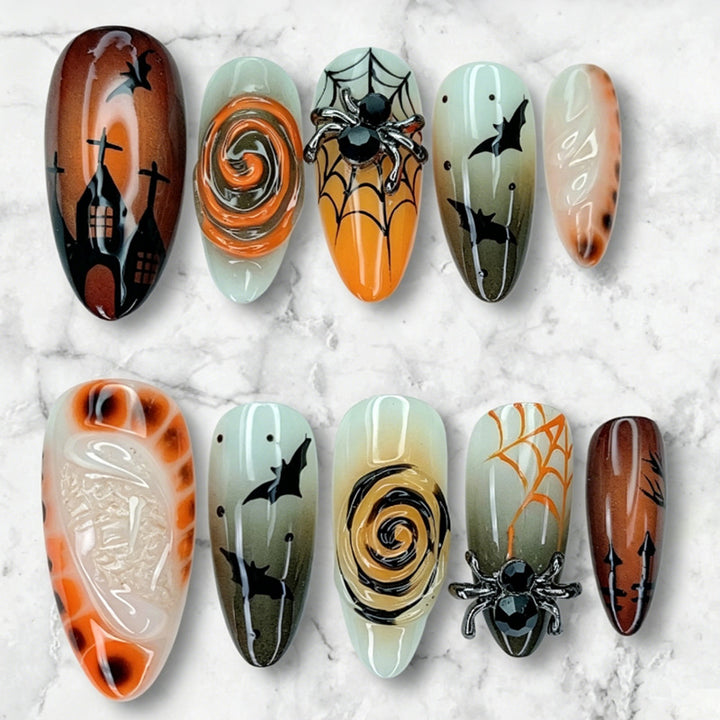 Halloween Artificial Nail Set Kalsten